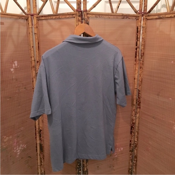 WDW polo shirt Mickey zipper closure hidden pocket soft blue Walt Disney World - Picture 6 of 8